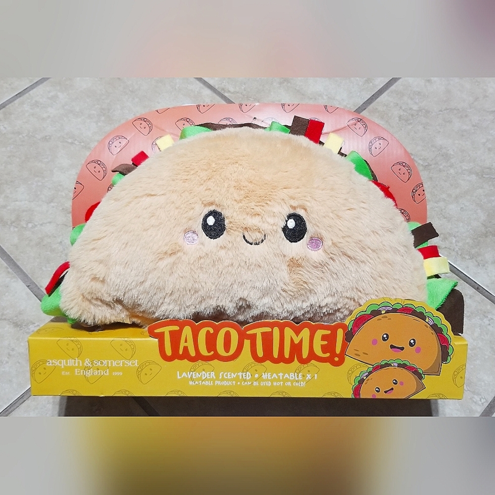 Asquith & Somerset Taco Time! Heatable Taco 13 Inch Plush